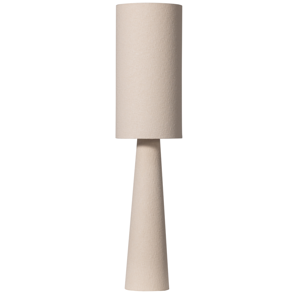 LOFT VLOERLAMP METAAL/BOUCLE NATUREL 130XO30 CM