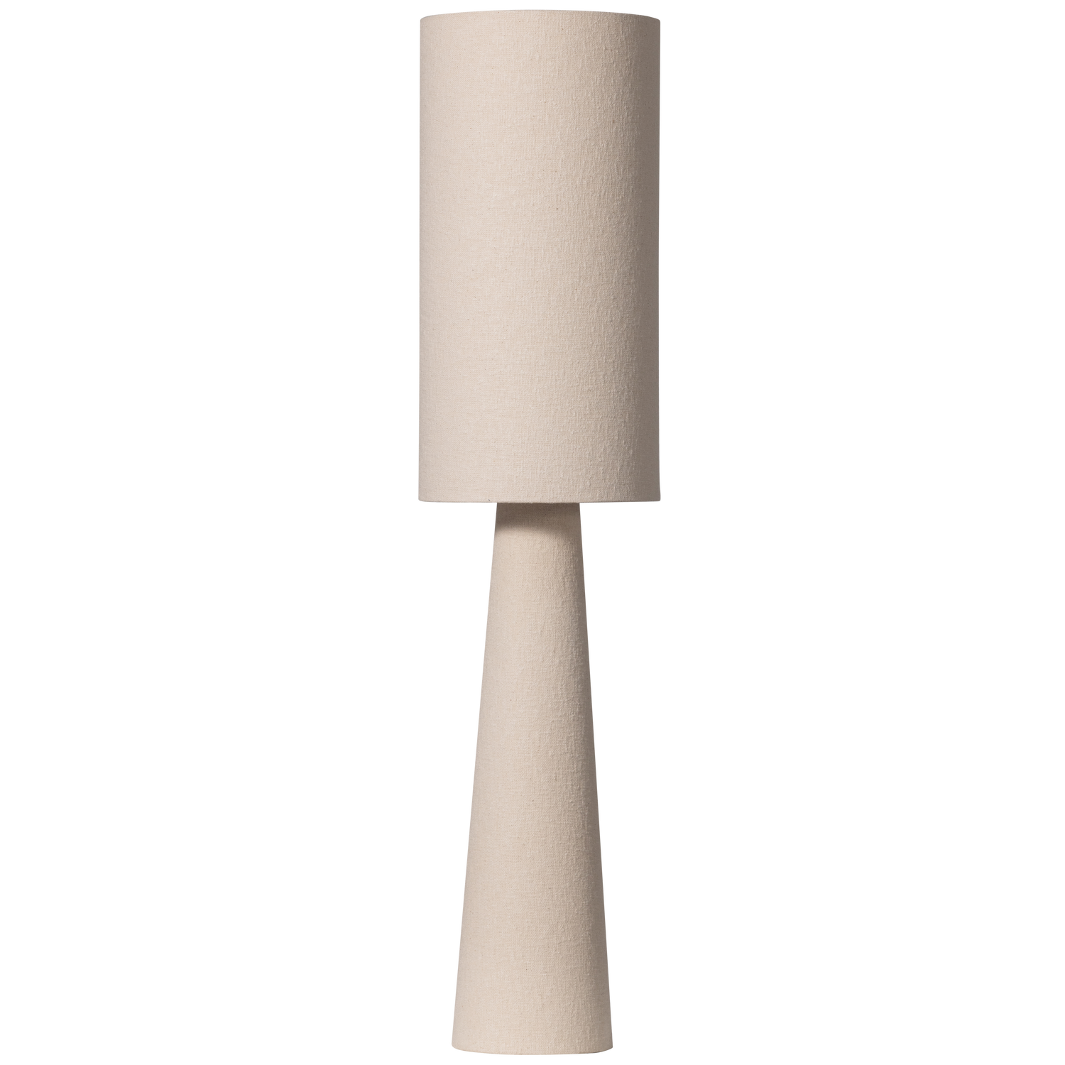 LOFT VLOERLAMP METAAL/BOUCLE NATUREL 130XO30 CM