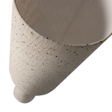 WOOOD - Loft vloerlamp metaal/boucle naturel met stippen 130x30cm