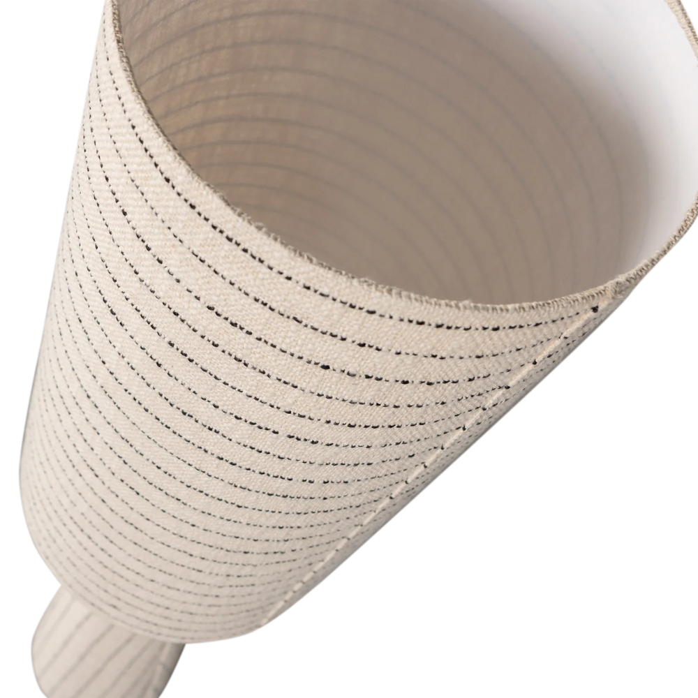 WOOOD - Loft vloerlamp metaal/boucle naturel met strepen 130x30cm (kopie)