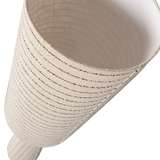 WOOOD - Loft vloerlamp metaal/boucle naturel met strepen 130x30cm (kopie)