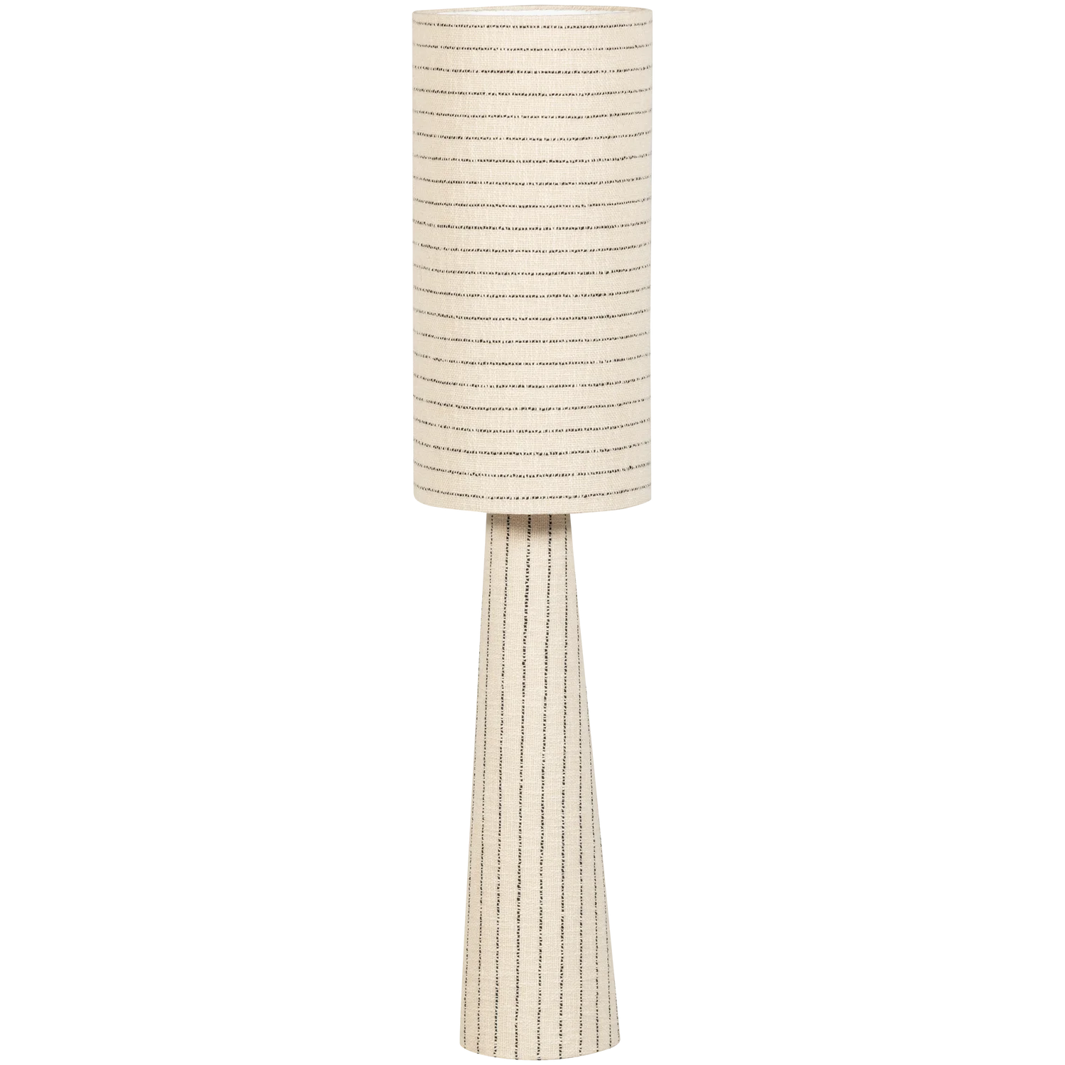 WOOOD - Loft vloerlamp metaal/boucle naturel met strepen 130x30cm (kopie)