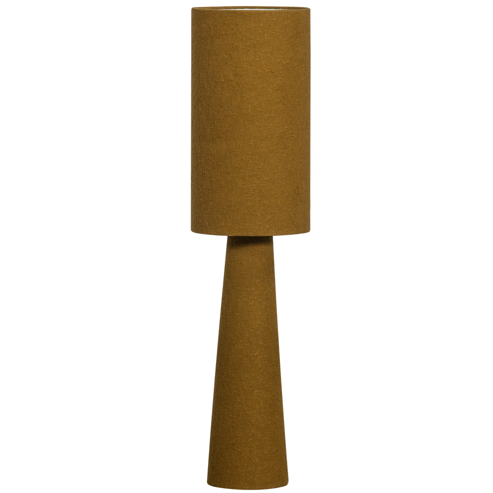 WOOOD - Loft tafellamp metaal/boucle tapenade 90x22cm