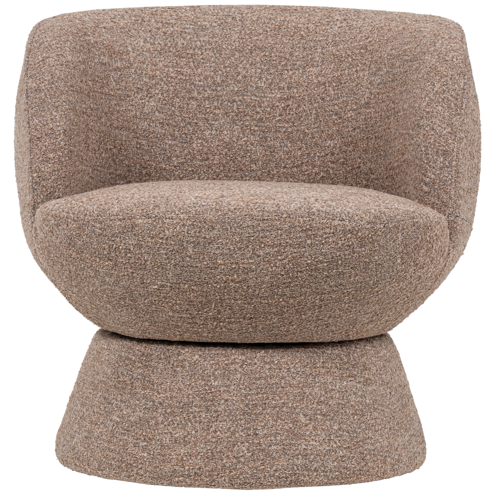 SHUFFLE DRAAIFAUTEUIL BRUIN MELANGE