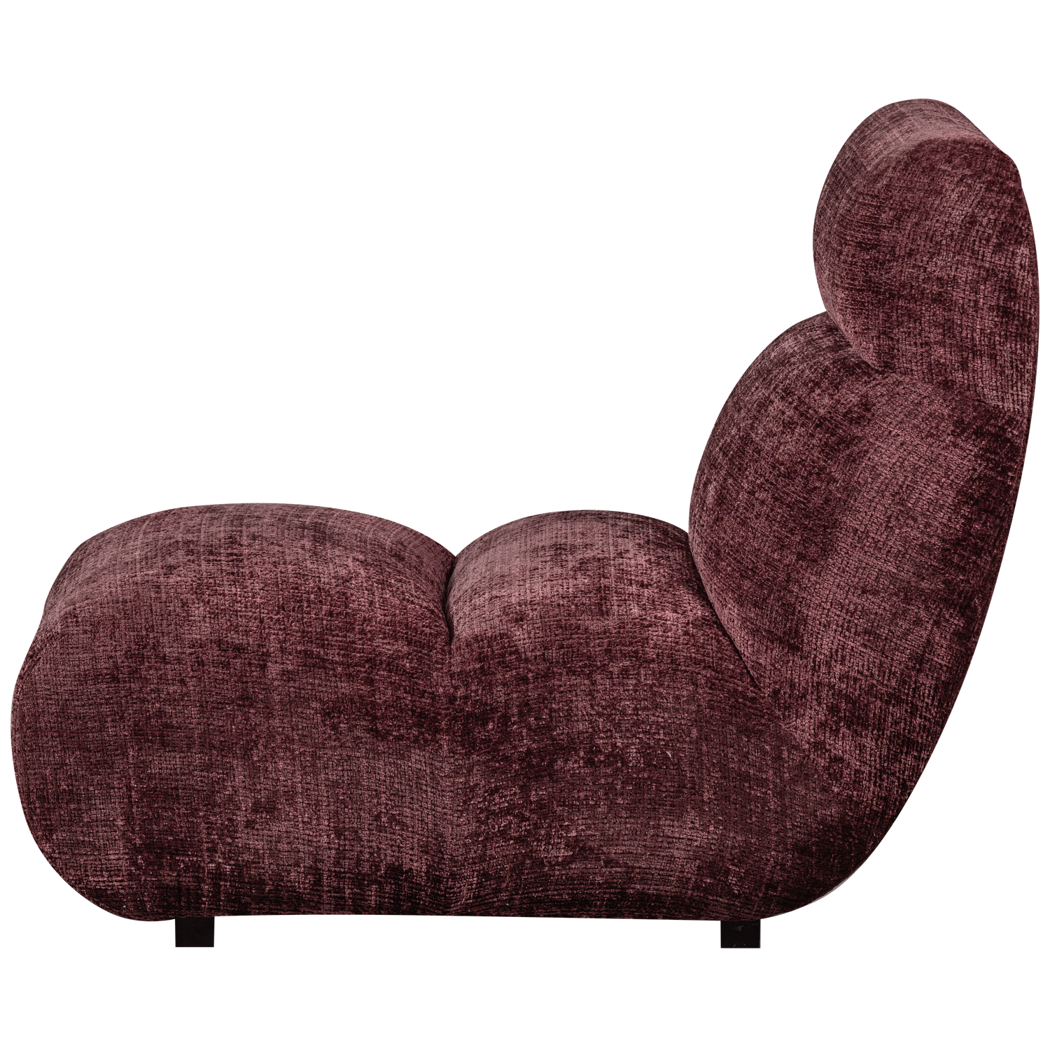OBSERVE FAUTEUIL AUBERGINE