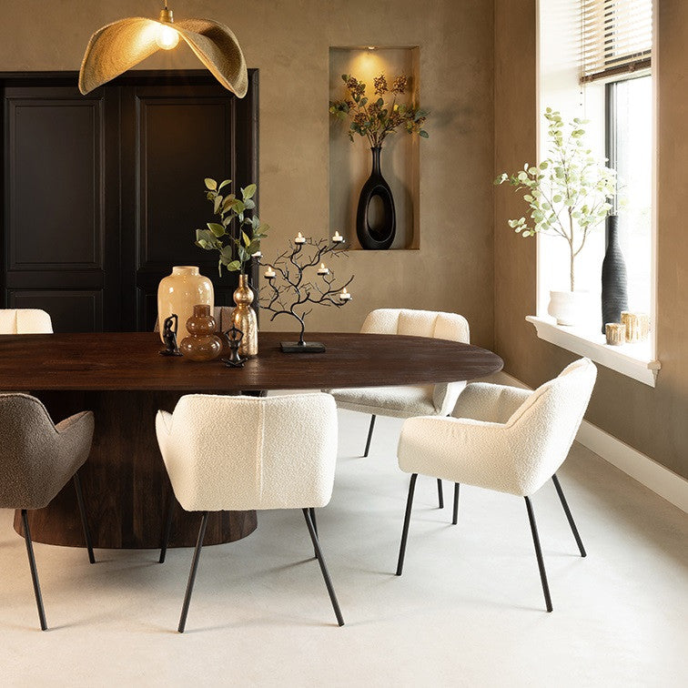 Theelicht rustiek Ø4CM LED ro Lyon s2 wit-L4B4H5,2CM