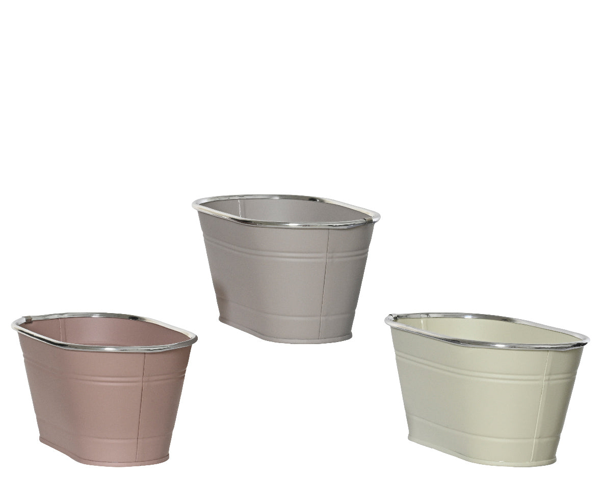 Planter zink assorti binnen en buiten