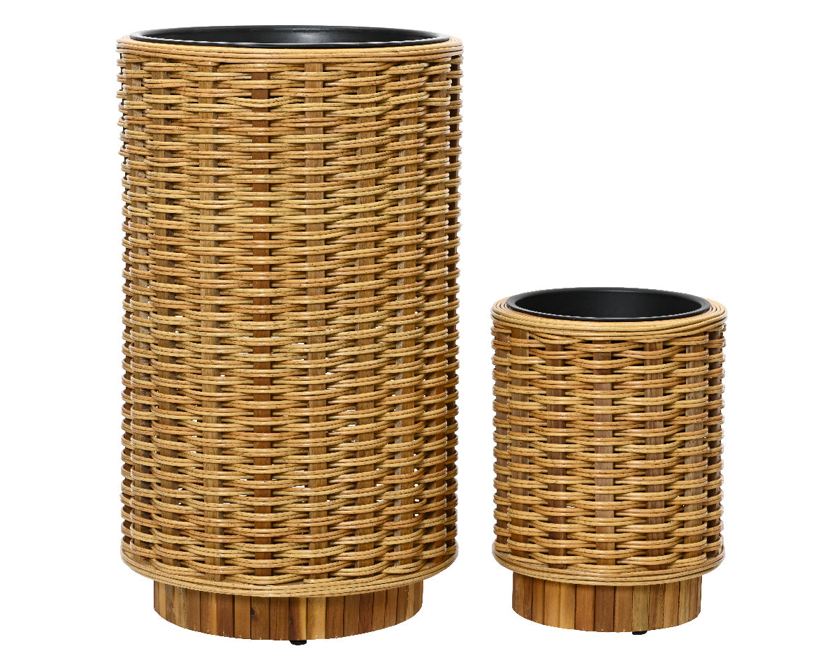 Planter wicker fsc recycled