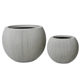 Lennox planter recycled plastic binnen en buiten set/2