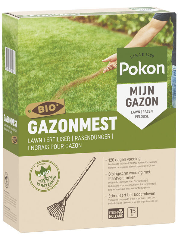 Pokon Bio Gazonmest voor 15m2