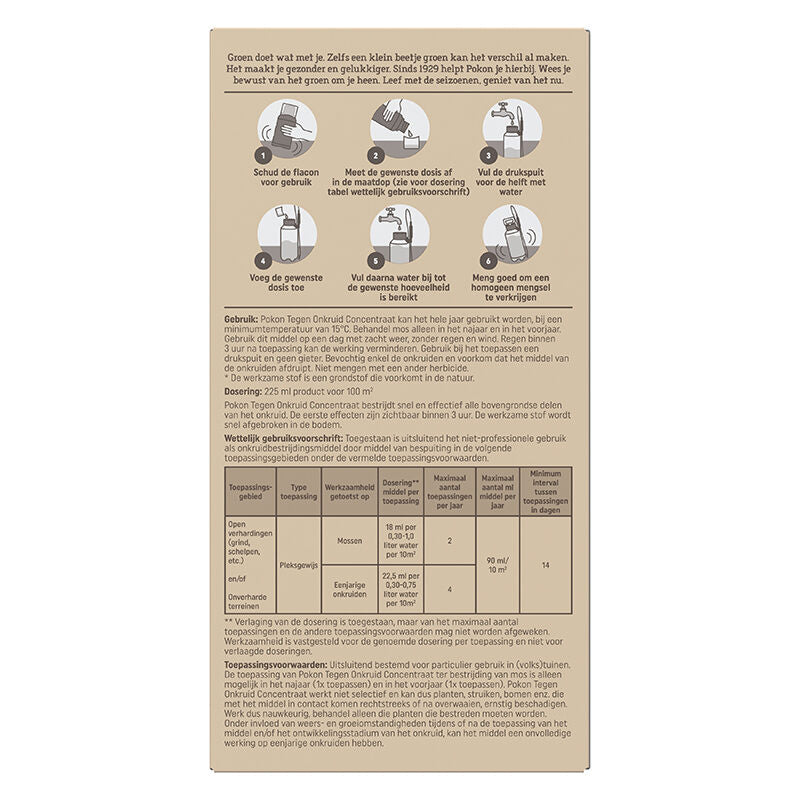 Pokon Tegen Onkruid Concentraat 225ml