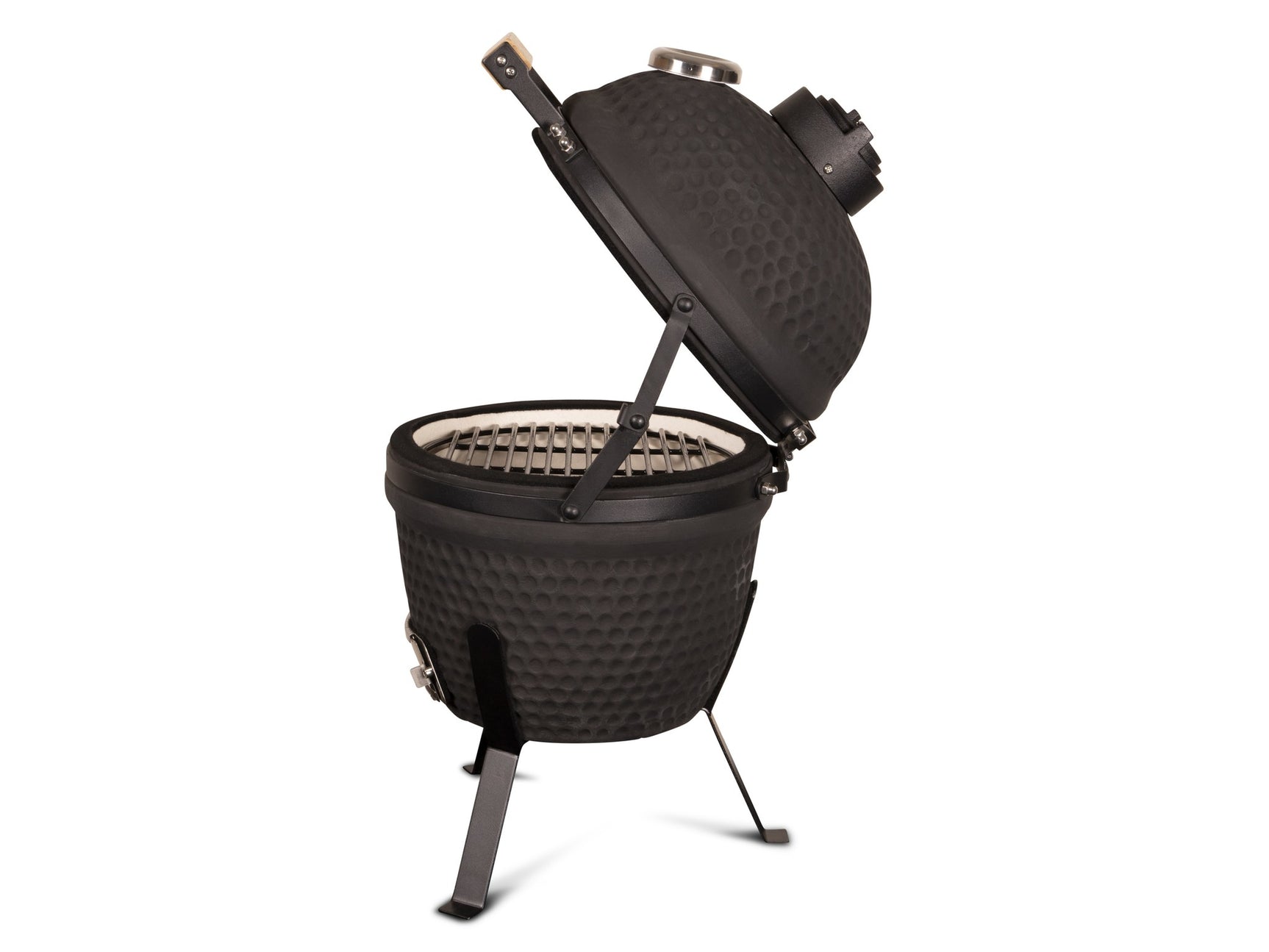 Patton Kamado 13" tafelmodel Keramische Barbecue Zwart