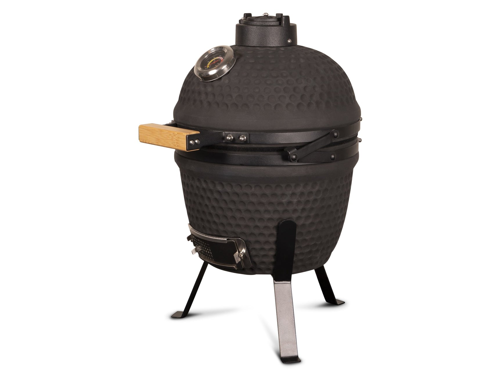 Patton Kamado 13" tafelmodel Keramische Barbecue Zwart