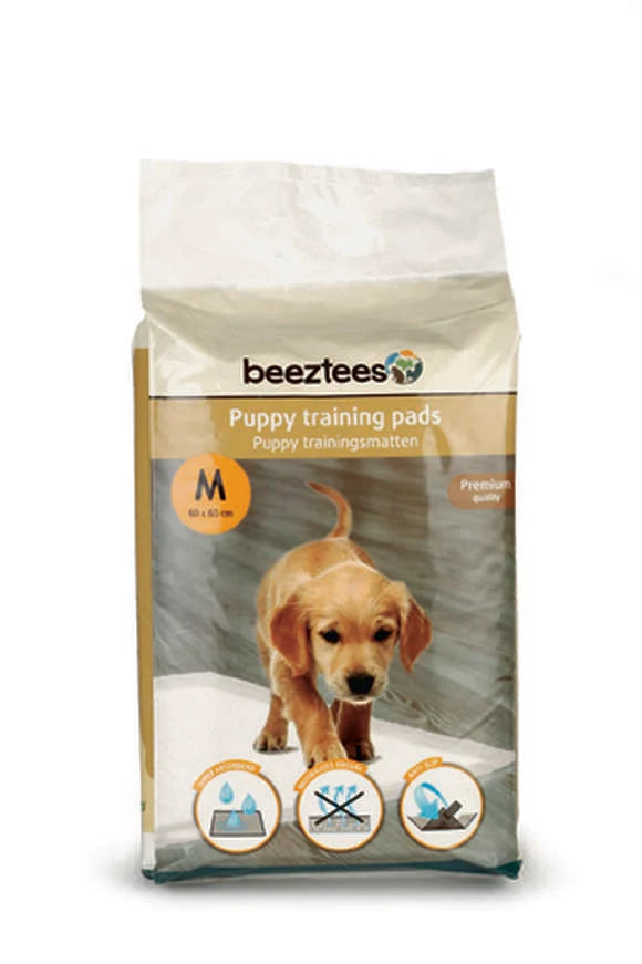 Honden trainingsmatten verpakking met puppy en maat M, 60x60 cm