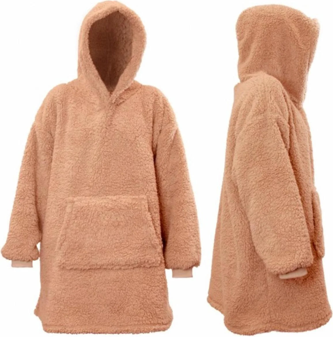 Unique Living - hoodie Teddy roze onesize