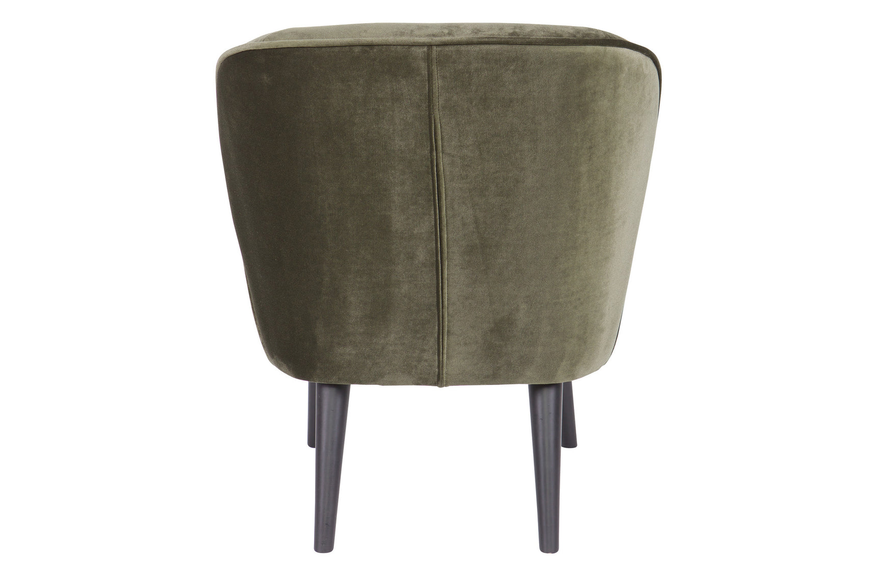 WOOOD - Fauteuil Sara fluweel warm groen