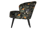 WOOOD - Fauteuil Bo fluweel - bloem print