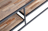 WOOOD - Salontafel Vic hout/metaal 120x60cm