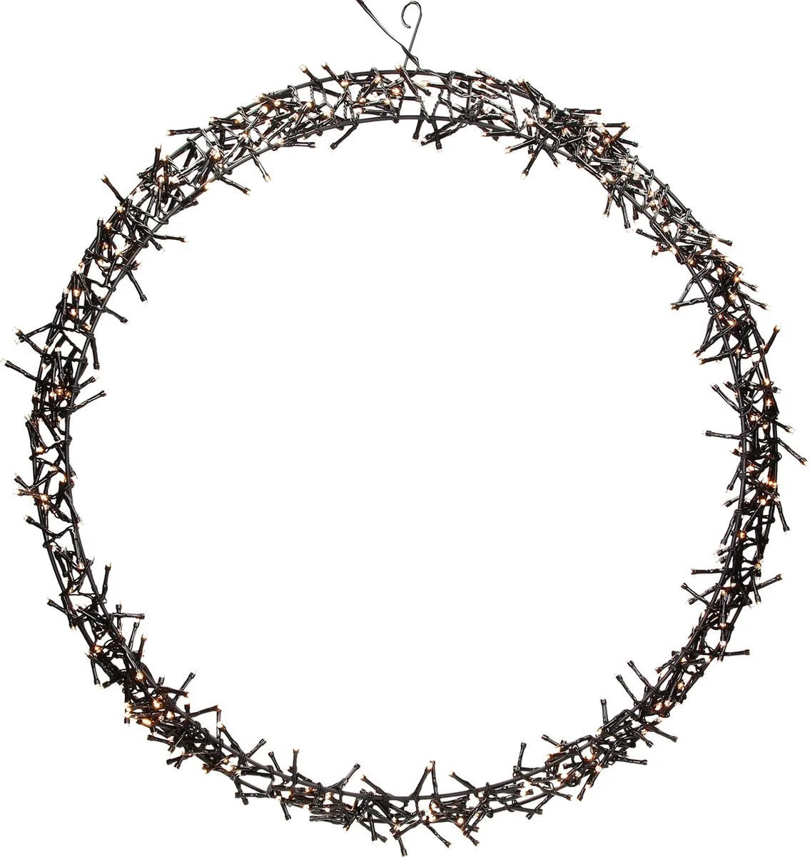 Kerstverlichting Krans Ring 500 LED lichtjes Ø58cm 8 standen