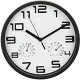 Wandklok PP zwart wit - 25cm
