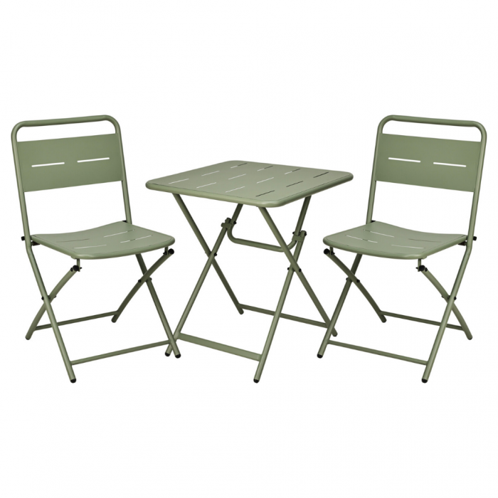 Bistroset 3 delig - mat groen