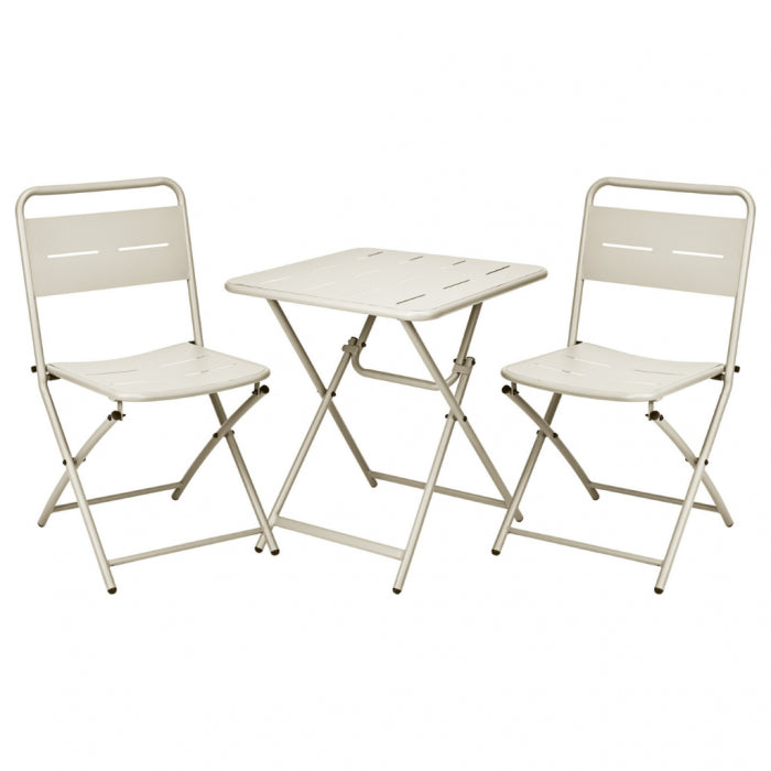 Bistroset 3 delig - mat beige