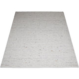 Karpet Greenland met fijn, lichtgrijs speckle patroon, ca. 160 x 230 cm.