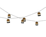 Solar partylight wicker steady