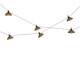 Solar partylight wicker steady