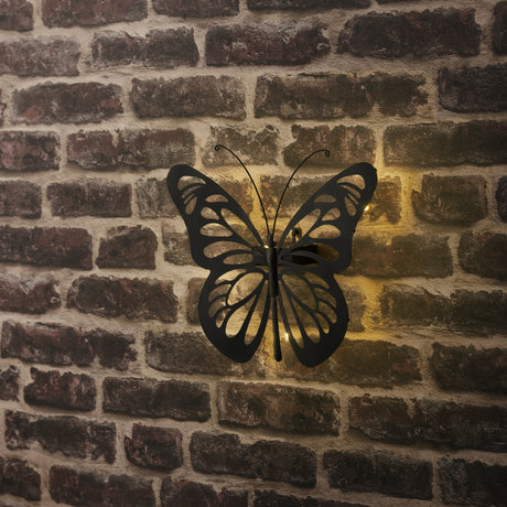 Solar wandlamp ijzer steady