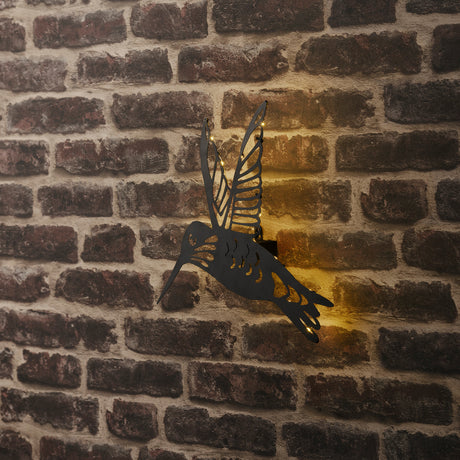 Solar wandlamp ijzer steady