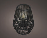 Solar lantaarn wicker steady