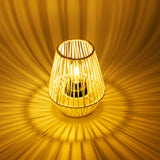 Solar lantaarn wicker steady