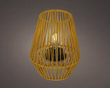 Solar lantaarn wicker steady