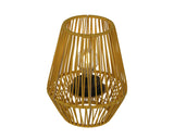Solar lantaarn wicker steady