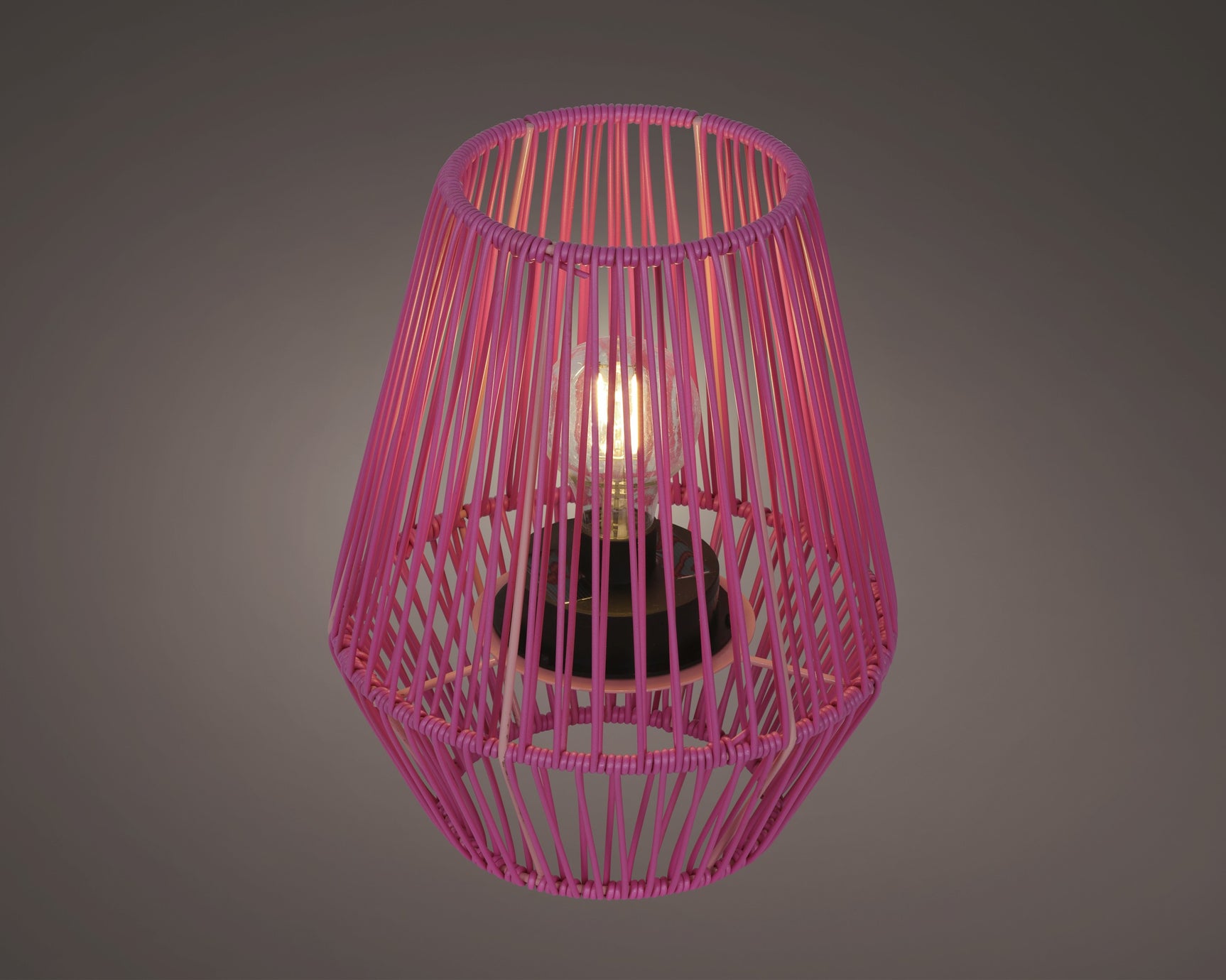 Solar lantaarn wicker steady