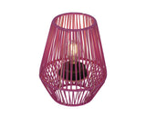 Solar lantaarn wicker steady