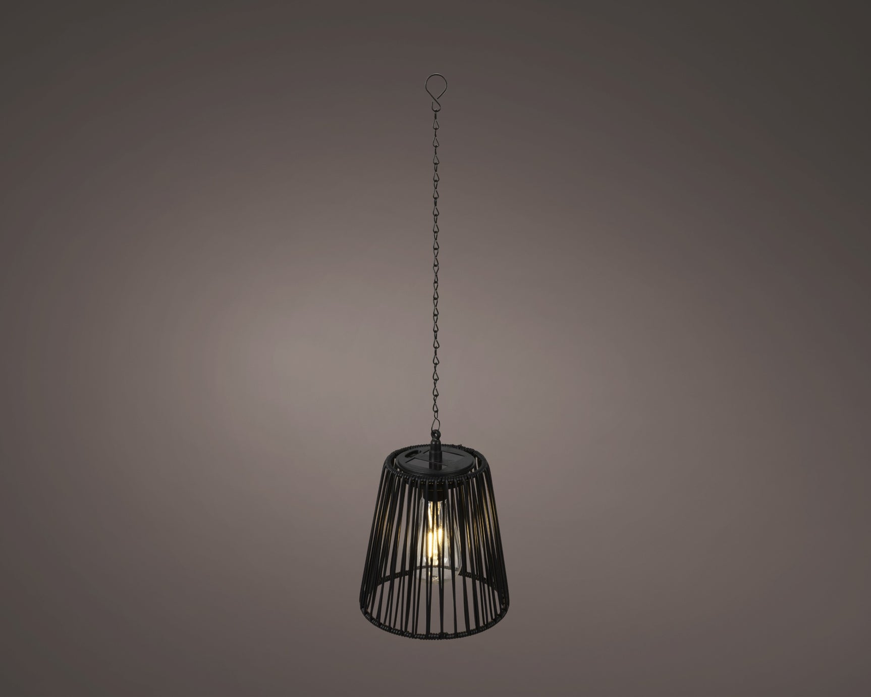 Solar hanglamp wicker steady