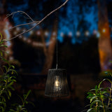 Solar hanglamp wicker steady
