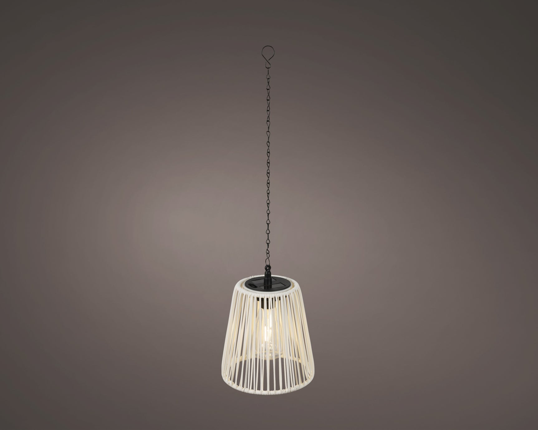 Solar hanglamp wicker steady