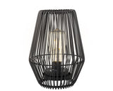 Solar lantaarn wicker