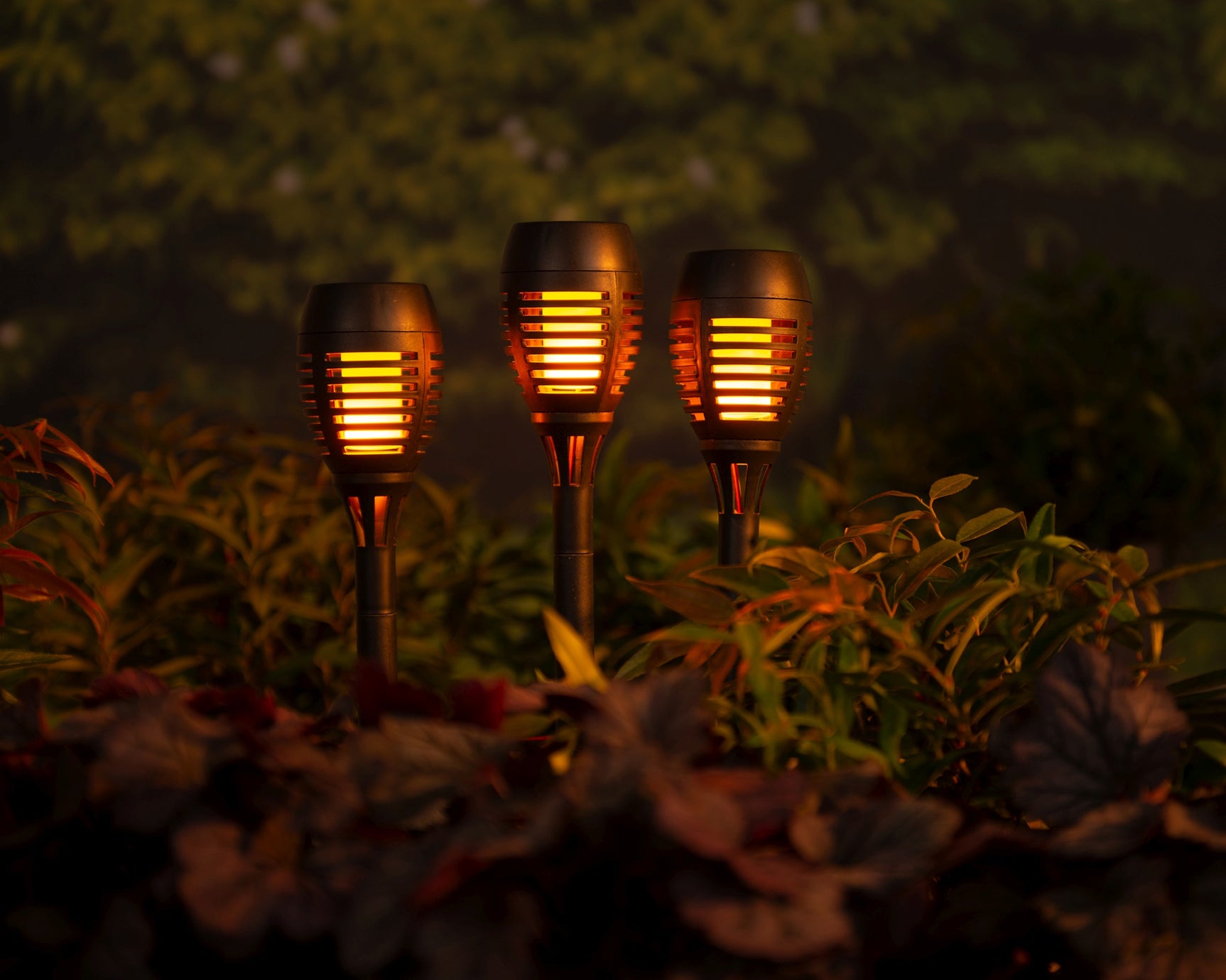 Solar fakkel plastic vlam effect