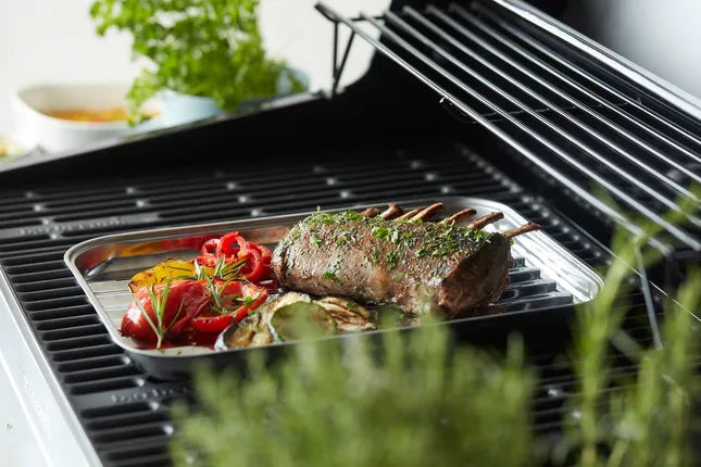 Barbecook - herbruikbare grillpan uit rvs 34.5x24cm