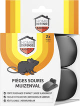 Kunststof Muizenval 2 stuks - HOME DEFENSE®