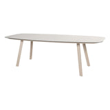 Taste 4SO - Manolo eettafel latte met geprint keramiek tafelblad 240 x 103 cm.