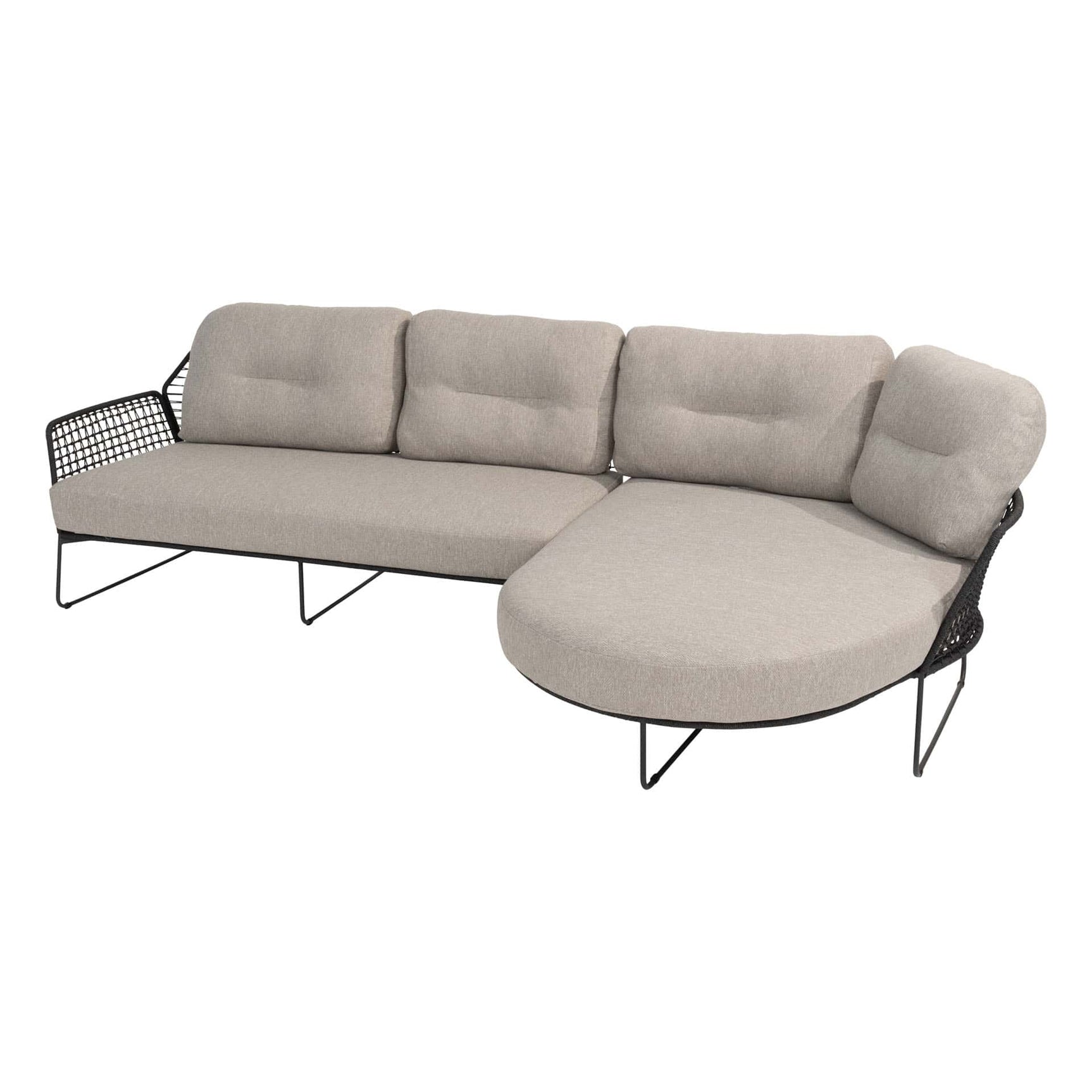 Taste 4SO - Rhodos modulair chaise longue element links incl. 3 kussens