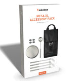 Doosverpakking met accessoireset Solo Stove Mesa XL en zwarte opbergzak