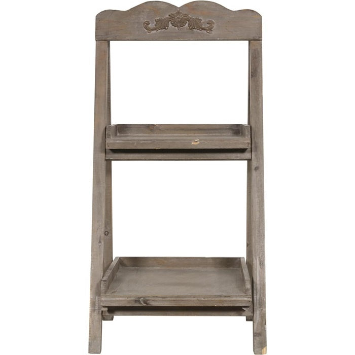 Etagere hout bruin 84x41cm