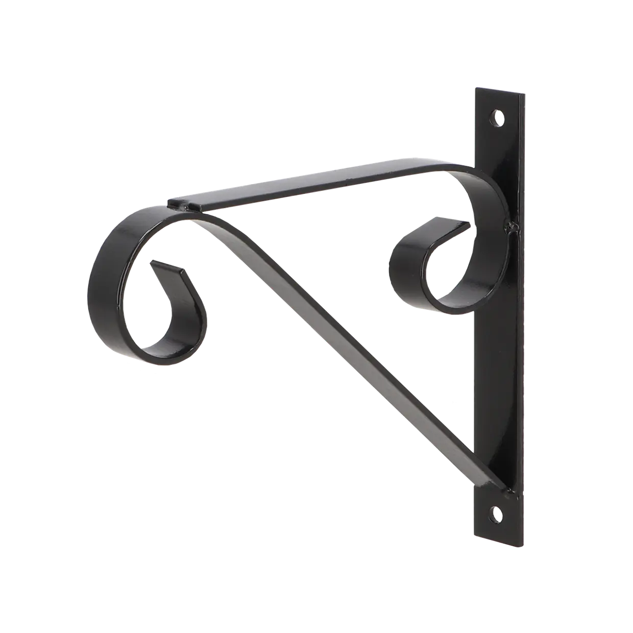 Hanging basket haak met krul S zwart - Esschert design