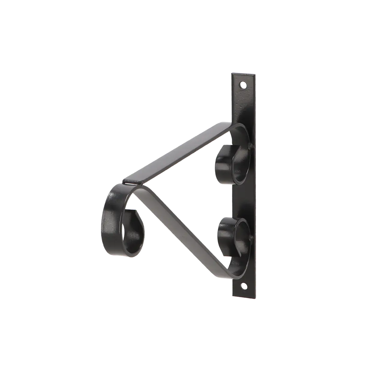 Hanging basket haak met krul M zwart - Esschert design